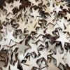 200/250 / 300/350 pcs mini laser cut wood stars for flag, diy 0.5'' / 0,75'' / 1'' /1,25'' / 1.5'' / 1.75'' / 2'' view 1