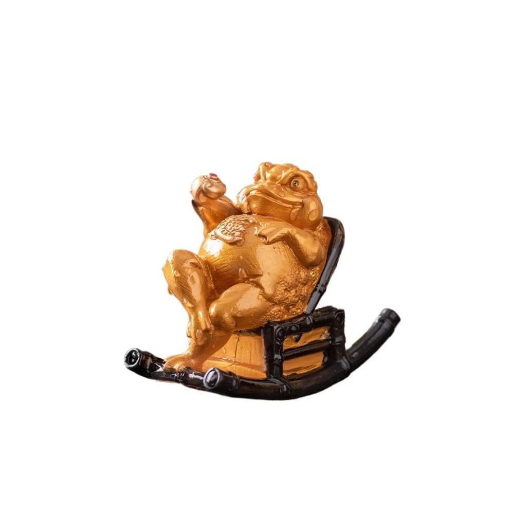 SABALON Tea Pet Tea Pets Color-Changing Toad Tea Pet Resin Tea Pet Kung Fu Tea Set Tea Toys Home Desktop Decorations Gongfu Tea Set Kung Fu Tea Set