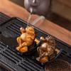 SABALON Tea Pet Tea Pets Color-Changing Toad Tea Pet Resin Tea Pet Kung Fu Tea Set Tea Toys Home Desktop Decorations Gongfu Tea Set Kung Fu Tea Set view 4