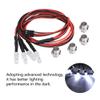 4PCS RC LED Light Kits, Drift RC Car Vehicle Accessory, Replacement Drift Car Spare LED Light Parts, Upgrade Decorate Accessory, for RC Drift Car Vehicle (No. 2 Light White Light) view 2