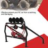 BONKZEBU RC Car Roll Cage, Metal Roof Light Bar, Multi Function Highly Simulation with 6 LED Light Roof Lamp Set, for SCX10 1/10 4WD RC Car view 2