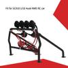 BONKZEBU RC Car Roll Cage, Metal Roof Light Bar, Multi Function Highly Simulation with 6 LED Light Roof Lamp Set, for SCX10 1/10 4WD RC Car view 4