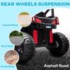 Aosom 12V Kids UTV, Battery Powered Electric Ride on Car with Music, Lights, MP3/USB, Suspension System & Remote Control, Toy Vehicle for Boys and Girls, Green view 3