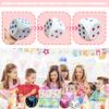 6 Inches Foam Dice Fun Filled Large Educational Toy Giant Dice Decorative Foam Jumbo Dice Big Square Building Blocks for Game Nights and Learning Sessions (Black) view 3