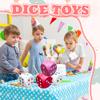 6 Inches Foam Dice Fun Filled Large Educational Toy Giant Dice Decorative Foam Jumbo Dice Big Square Building Blocks for Game Nights and Learning Sessions (Black) view 4