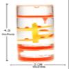 A and E Imports - Liquid Motion Bubbler Spiral Cylinder (Red) view 3