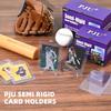 100ct Semi Rigid Card Holders & 100ct Card Sleeves for PSA, SGC, BGS, CSG Graded Card Submissions, Semi Rigid Baseball Cards Sleeves Protectors, PSA Graded Trading Cards Sleeve view 4