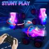 Tcvents Remote Control Car, 2.4Ghz Unicorn Rc Monster Truck for Girls, Rchargeable Rc Truck with Lights & Music, 360 Rotating Stunts RC Car Toy Birthday Easter Gift for Kids 3-5 6 7 8-12 view 3