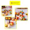 Compactini Miniature Model Scale Set Dollhouse Accessories Fast Food Miniature Burger, Chicken, Soda Bottle (To Go Set K) view 3