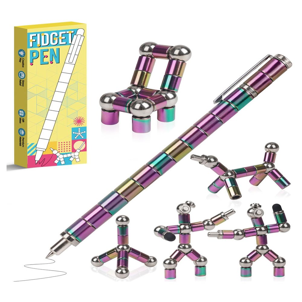 Stocking Stuffers for Teens Boys Girls Fidget Pen, Gifts for Kids Mens Him Husband Magnetic Pen Fidget Toys Adults Unique Christmas Fun Birthday Gag Gift Ideas Cool Stuff Gadgets for Young Teenage