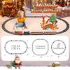 Hot Bee Christmas Train Set,Train Set for Toddlers 2-4,Christmas Train Sets for Around The Tree,Steam Locomotive with Lights,Sounds,and Spray,Easy Setup Train Toy,Perfect Train Set for Kids Ages 4-8 view 2