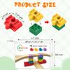 Bunu1492 Wooden Train Track Accessories, 16 pcs Wooden Track Connector, Compatible with All Major Brands Train Track, Christmas Birthday Gift for Boys Girls, Train Toys Expansion Pack for Kids Ages 3+ view 2