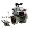 Chrome 32CC 2 Stroke 4 Bolt Engine for 1/5 Hpi Rofun Km Rovan Baja Losi 5ive-T DBXL MCD FG GoPed Redcat Rc Car Parts view 1