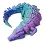 3D Printed Crocodile,Movable Mouth,Flexible Joint Animal lacertid Figurines, Home Office Decor,Articulated Fidget Toy for Adults Teens Surprise Festival Gifts (RGB) view 4