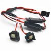 cvking RC Front Rear Lamp Group Compatible with Axial SCX24 AXI00002 AXI00005 for Wrangler for Gladiator 1/24 RC Crawler Car Upgrade Parts Light Spotlight Decoration Lamps view 3