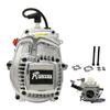 FLMLF Chrome 35CC 2 Stroke 4 Bolt Engine for 1/5 Hpi Rofun Km Rovan Baja Losi 5ive-T DBXL MCD FG GoPed Redcat Rc Car Parts view 1