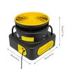 750W Inflatable Tube Man Blower, Sky Dancer Blower for Waving Inflatable Tube Guy, 3400RPM Inflatable Tube Guy Air Puppet Dancers Blower Air Blower Fan (Yellow, 19.7 * 19.7 * 17.7inch) view 4