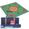 GUSTARIA American Mahjong Game Set, 166 Premium White Tiles, 4 All-in-One Color Rack/Pushers, Complete Mahjongg Set Blue Carrying Bag, Mahjong Mat(Green, 31.5 inches) view 1