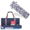 American Mahjong Game Set, 166 Premium White Tiles, 4 All-in-One Color Rack/Pushers, Complete Mahjongg Set Blue Carrying Bag, with Protective Sleeve for Mahjong Racks and Pushers view 1