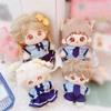 niannyyhouse 10cm~15cm 20cm Plush Doll Clothes Shirts Pants Skirts Ties Bowties School Uniform Outfit Stuffed Toy Dressup (B-10cm~15cm) view 4