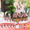Bememo 25 Pcs Little Jesus Figures, Mini Jesus Loves You Figures, Original Design Multicolor Tiny Easter Figurines to Hide and Seek Religious Gifts for Easter Egg Stuffers(Red) view 3