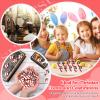 Bememo 25 Pcs Little Jesus Figures, Mini Jesus Loves You Figures, Original Design Multicolor Tiny Easter Figurines to Hide and Seek Religious Gifts for Easter Egg Stuffers(Red) view 4