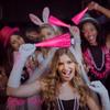 YOFOBU 15 PCS Pink Fiber Optic Wands Glow Fiber Wands Bulk LED Light Up Wands with 3 Flashing Modes LED Flashing Sticks for Valentine's Day Wedding,Mother's Day,Mardi Gras Gender Reveal Birthday view 3