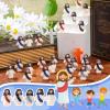 Bememo 100 Pcs Jesus Toys Original Design Mini Rubber Little Jesus Figurine to Hide and Seek Religious Party Favors Sunday School Craft Baptism Gifts for Easter Egg Stuffers (Dark Color) view 3