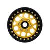 4pcs CNC Aluminum 1.9 Beadlock Wheel Hub Rim for 1/10 RC Crawler Car SCX10 RC4WD D90 TRX4 Capra VS4-10 CC01 LCG Tires Upgrades (Gold) view 3