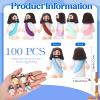 Bememo 100 Pcs Jesus Toys Original Design Mini Rubber Little Jesus Figurine to Hide and Seek Religious Party Favors Sunday School Craft Baptism Gifts for Easter Egg Stuffers (Colorful) view 2