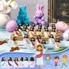 Bememo 100 Pcs Jesus Toys Original Design Mini Rubber Little Jesus Figurine to Hide and Seek Religious Party Favors Sunday School Craft Baptism Gifts for Easter Egg Stuffers (Colorful) view 3