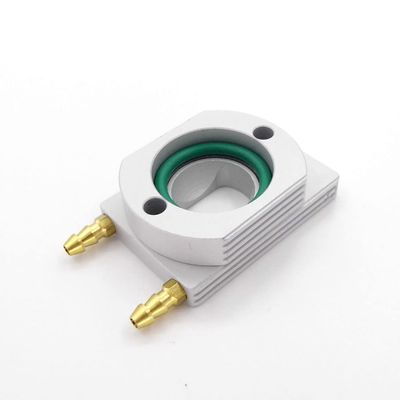 RC Boat Water Cooling Flange 7/8" 22mm Engine Exhaust Water Cooling Head For26/29/30/32cc Gasline Engine RC Boat(Silver)