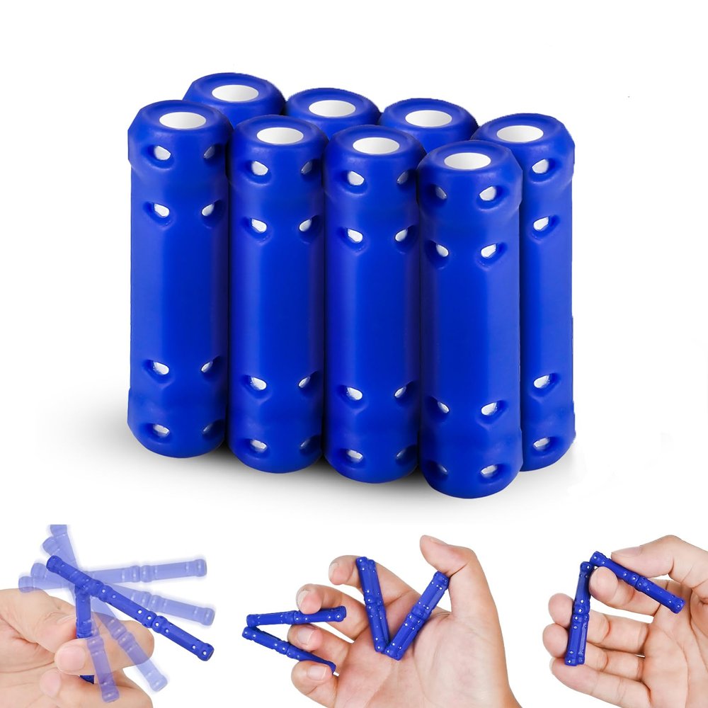 Autism Sticks Fidget Toys for Ages 12 13 14 15 16 Year Old Teen Boy Gifts, Christmas Stocking Stuffers Gift for Adults Boys, Silent Figette EDC Desk Toys Cool Gadget Stress Relief Toy