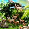 WinnerWhy 12 Pcs Mini Forest Animals Small Safari Animal Figurines Plastic Jungle Zoo Wild Life Animals for Cake Toppers DIY Garden Dollhouse Accessories Micro Landscape Christmas Aquarium Decor Gifts view 2