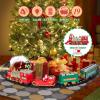 BainGesk Train Set, Christmas Train Set with Steam, Light and Sounds, Train Sets for Under Christmas Tree, Electric Train Toys for 3 4 5 6 7 8 Year Old Kids, Ideas Boys & Girls Christmas Gifts view 3