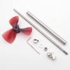 5mm RC Boat Drive Shaft Shaft Sleeve 3-Blades 80mm Propeller Joint Drive Dog Assemble Kit for RC Boat Fishing Bait Tug Marine(L30cm Coupler 5.0mm) view 4