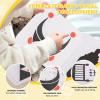 8 in 1 Montessori Toys for Babies 0-6 Month-Baby Tummy Time, Black White Card for Newborns,Rainmaker Rattle for Babies, Tissue Box,Spinning Drum,Ball with Bell-Baby Sensory Developmental Toys view 3