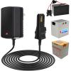 12V Battery Charger Replacement for Power Wheel Battery Charger for All Power Wheels 12 Volt Charger for Fisher-Price for Power Wheels Gray Battery and Orange Top Battery view 1