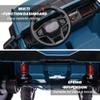 24v Ride On Toy for Big Kids,2-4.3 Mph,Ford Bronco Raptor Licensed Electric 2 Seater Ride On Car with Remote Control,Off-Road Wheels,Bluetooth Music Player,Spring Suspension,Safety Belts,Blue view 4