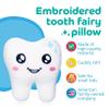 Cuddly Kiddos Soft Plush Tooth Fairy Pillow with Pocket  Keepsake Kids Tooth Holder, Cute Tooth Pillow for Girls, for Kids Tooth Loss Joy view 2