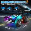 AONEPTR Remote Control Car, All Terrain Remote Control Truck for Boy, 2.4GHz Rc Car with Bodylight and Two Rechargeable Batteries, 20KM/H Monster Truck Toys view 4