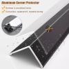 HDYZJQ Aluminum Self-Adhesive Wall Corner Protectors - 5 PCS, Corner Bumpers for Furniture Countertop Bed Frame, 0.8 1 1.2 in Wide 90 Degree Angle Edge Shield Strips(W3cm L120cm/47.2in) view 4