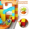 Marble Runs Building Blocks for Kids Dinosaur,Classic Big Blocks Educational Stem for Toddlers,Compatible with Major Brands Birthday Toys Gifts for Age 3 4 5 6 7 8+ Boys Girls view 3