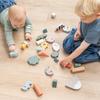 Done by Deer Building Blocks Set 34 pcs - Deer Friends - Colour Mix - Classic and Educational Toddler Activities - Wooden Toy Set for Toddlers - Stacking Toys for Toddlers 1-3, Montessori Play Sets view 4