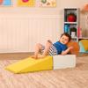 B. toys  Sensory Foam Building Blocks for Toddlers  3 Pieces Climbing Set with Cylinder, Ramp & Block  Easy-Grip Handles, Machine Washable Covers  Soft Play Shapes for Babies & Toddlers 12+ Months view 2