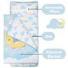 Mamatopia Kids & Toddler Nap Mats, Breathable Cotton, Washable, Soft, Skin-Friendly, 24W x 48L inches (Whale) view 4