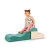 B. toys  Sensory Foam Building Shapes for Toddlers  3 Pieces Climbing Set with Stairs, Ramp & Half-Cylinder  Machine Washable Baby Toys with Removable Covers  Indoor Play Equipment for 12+ Months view 1