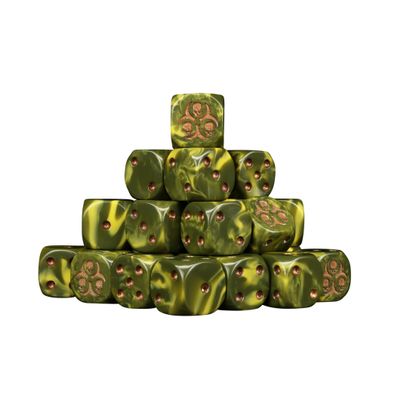 Baron of Dice Diseased Resin Dice - Set of 25 (Round)
