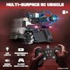 Force1 Officially Licensed Skibidi Toilet Toy Cameraman Figure PDLT Tank RC Truck- Parasite Disabler Tank Remote Control Car, Rechargeable RC Car with LED Lights, 2.4 GHz, Mist Spray, Beginner RC Cars view 3
