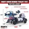 Force1 Officially Licensed Skibidi Toilet Toy Cameraman Figure PDLT Tank RC Truck- Parasite Disabler Tank Remote Control Car, Rechargeable RC Car with LED Lights, 2.4 GHz, Mist Spray, Beginner RC Cars view 4